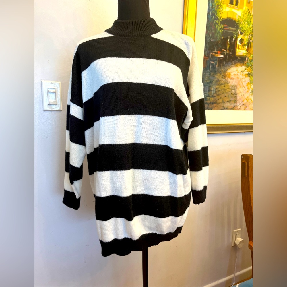 Cherry Stix oversized tunic sweater